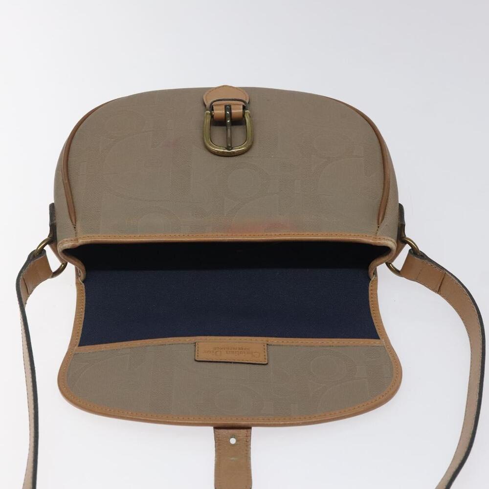 DIOR Trotter Canvas Shoulder Bag Beige - Picture 10 of 16